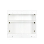 Stackable Wall Mounted Storage Cabinet, 11.81 “D x 31.50″W x 29.92 “H, White