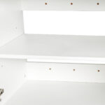 Stackable Wall Mounted Storage Cabinet, 11.81 “D x 31.50″W x 29.92 “H, White