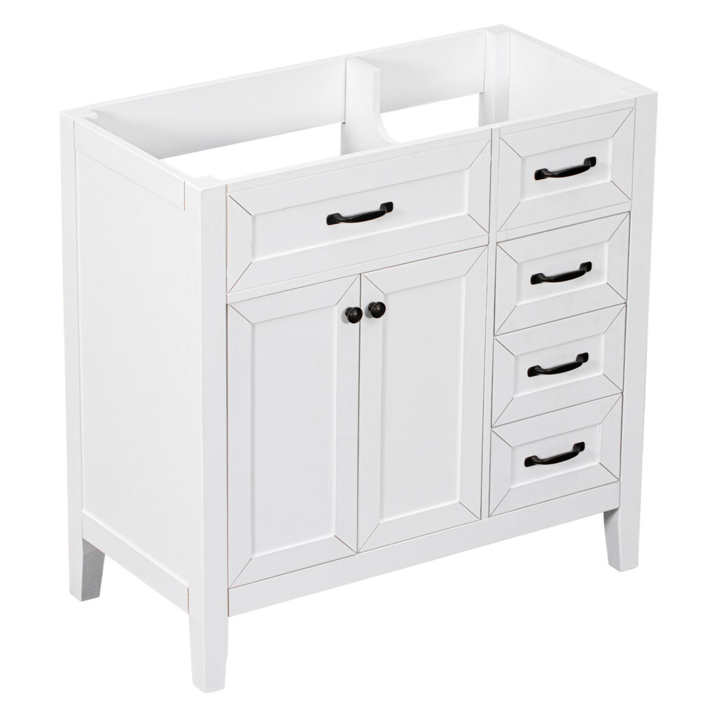 BY 35.5 in. Bath Vanity Cabinet without Top Una...