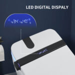 NB Elongated Bidet Toilet 1.28 GPF in White w/Auto Open/Close Cover, Heated Seat, Rear Wash, Lady Wash, Revolving Lamp