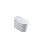 NB Elongated Bidet Toilet 1.28 GPF in White with Auto Open/Close Cover, Heated Seat, Rear Wash, Lady Wash, Massage Wash
