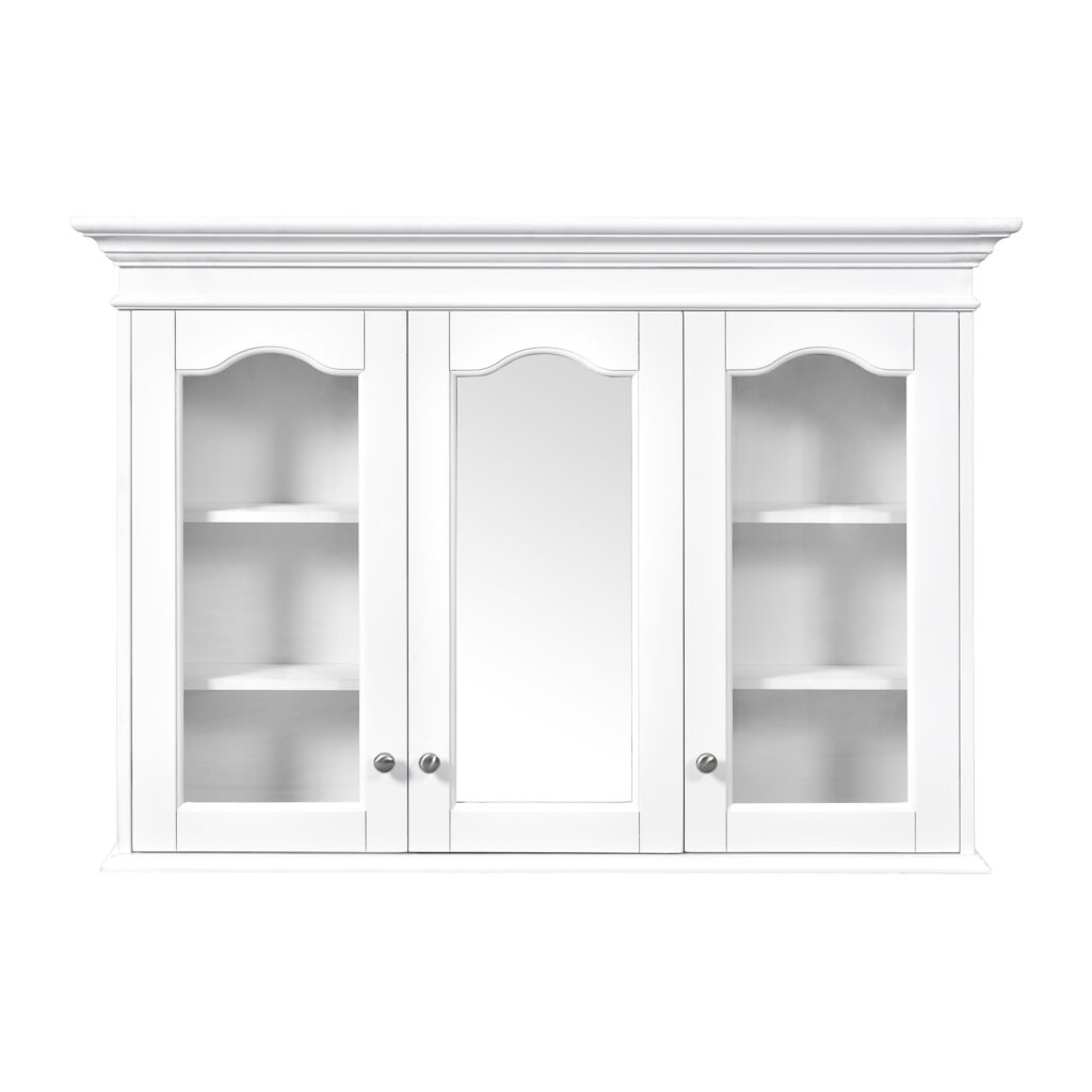 MS 40 in. W x 28 in. H Rectangular Solid Wood+M...