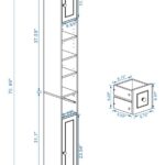 CL White MDF Freestanding Linen Cabinet