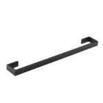 1-Pack FLG 23.6 in Wall Mounted  Single Towel Bar in Matte Black