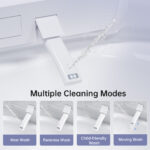 W37 Bidet Toilet 1.0/1.27 GPF in White+gray with Auto Open/Close lid,temperature heating seat