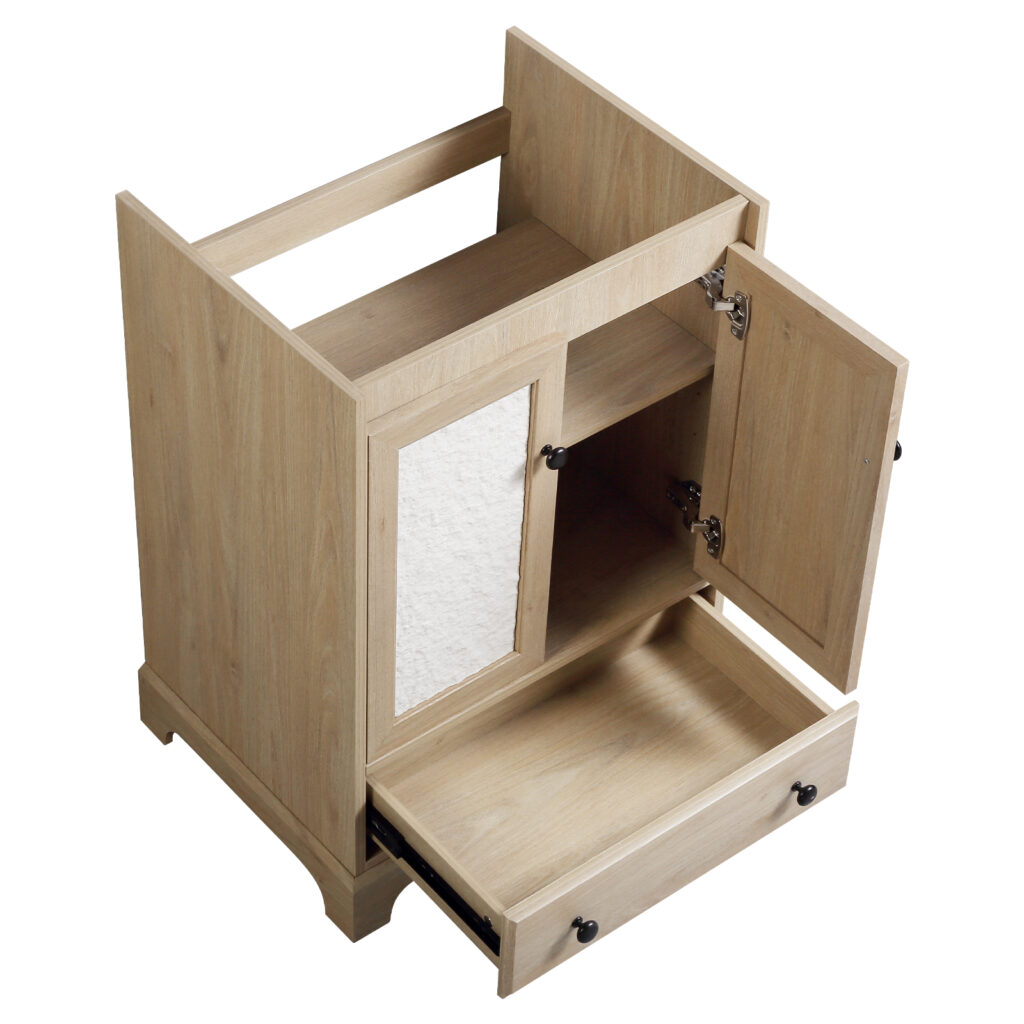 HE Ready to Assemble Bath Vanity Cabinet withou...