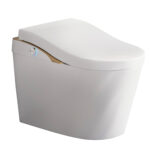 BW Contemporary Elongated Bidet Toilet 1.28 GPF with Auto Flush, Auto Open/Close,Heated Seat
