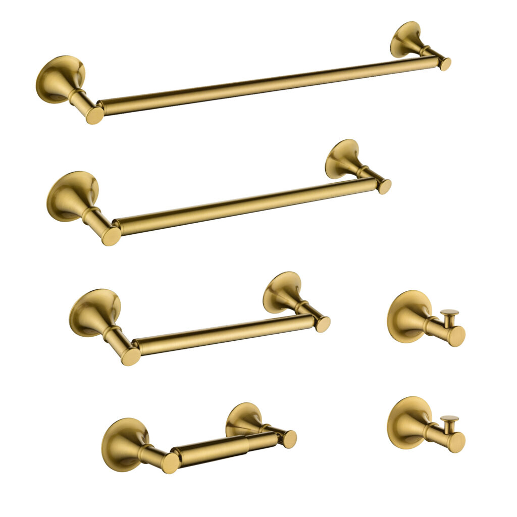 WZ 6-Piece Bath Hardware Set with Mounting Hard...