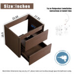 HE Ready to Assemble Bath Vanity Cabinet without Top