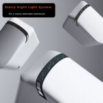 BW Elongated Bidet Toilet 1.28 GPF with Auto Open/Close Seat, Foot Kick, LED Display, Night Light