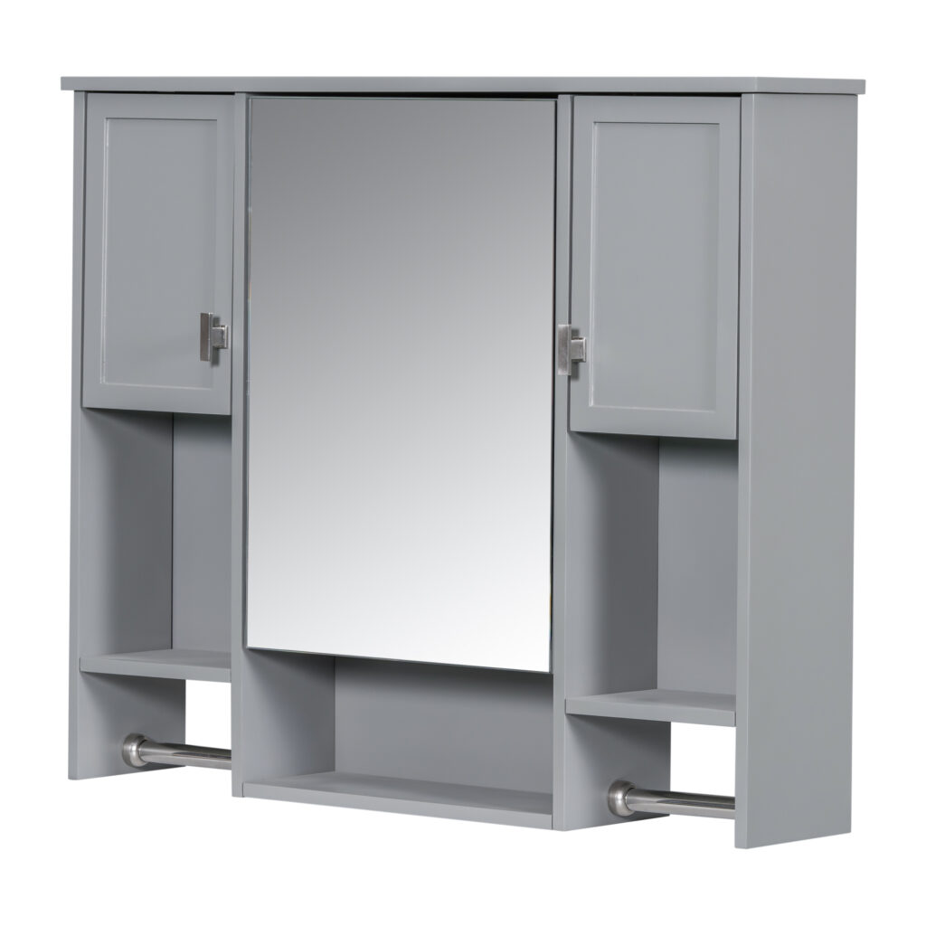 MS 35 in. W x 28.7 in. H Rectangular MDF Medici...