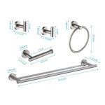 WZ Bath Hardware Set with Mounting Hardware,including towel ring rack