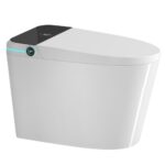 BW Elongated Smart Bidet Toilet 1.28 GPF with Auto Open/Close Seat, Foot Sensor, LED Display