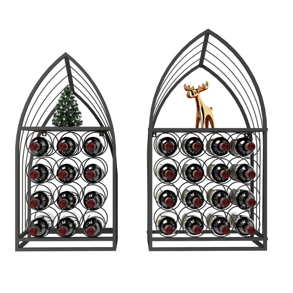 Gothic Wine Rack: Turn Your Home into a Vintage Wine Cellar Full of Stories 🍷（images 1）